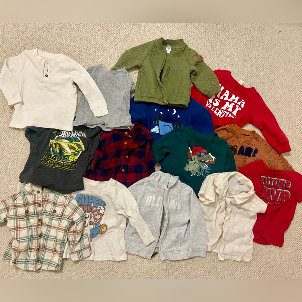 Boys 12-18 month tops